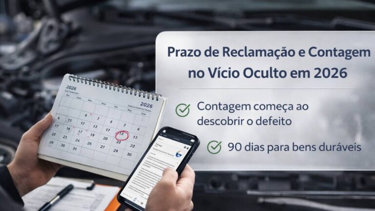 Prazo de Reclamação e Contagem no Vício Oculto: guia completo para 2026!